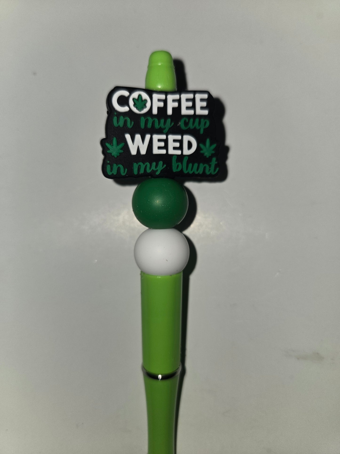 Coffee and Weed beadable pen