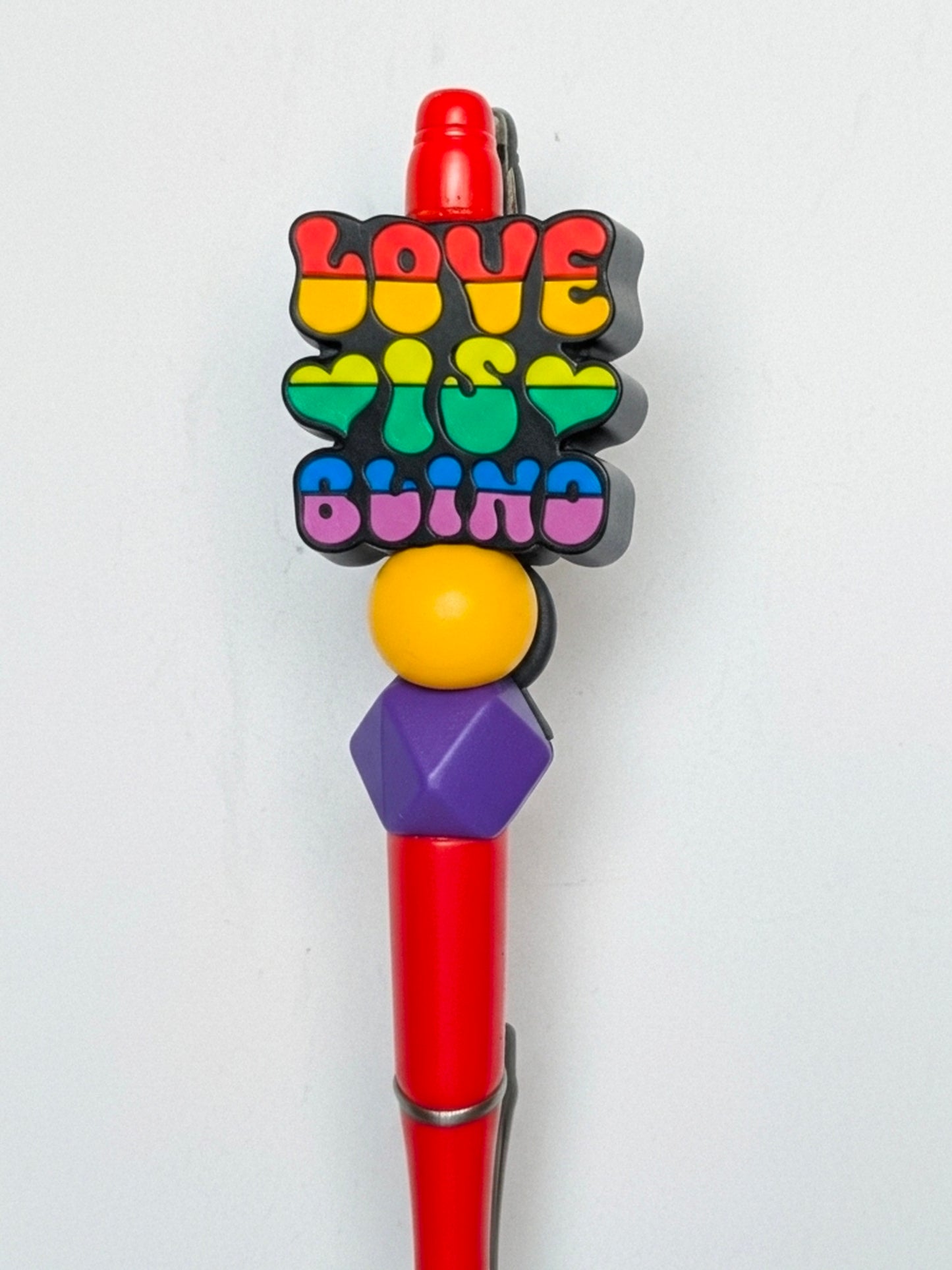 Love Is Blind Rainbow Statement Pen ❤️🌈