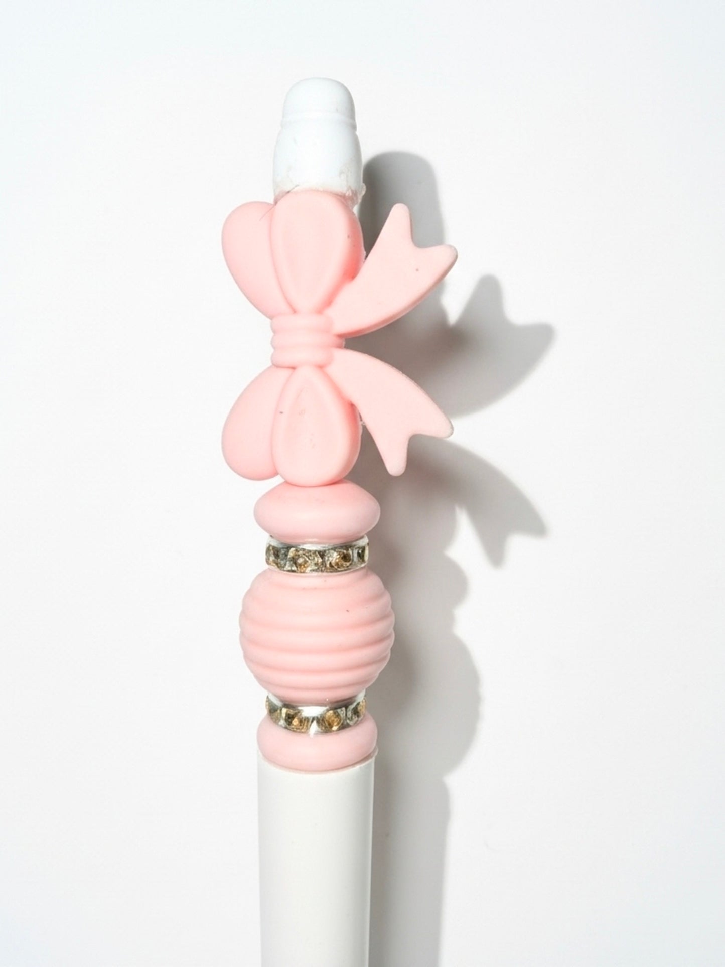Blush Pink Bow Bling Pen 🎀💗