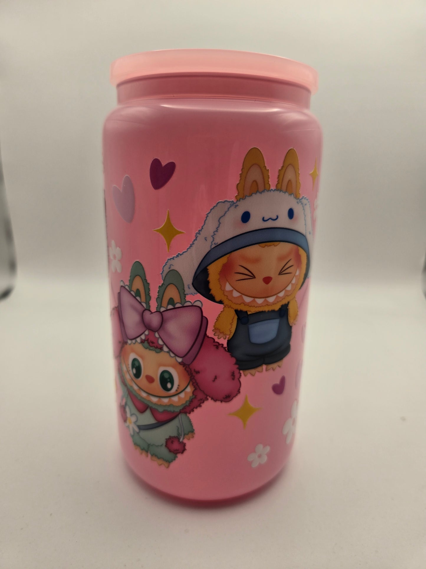 Pink 16oz tumbler cup