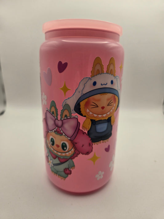 Pink 16oz tumbler cup