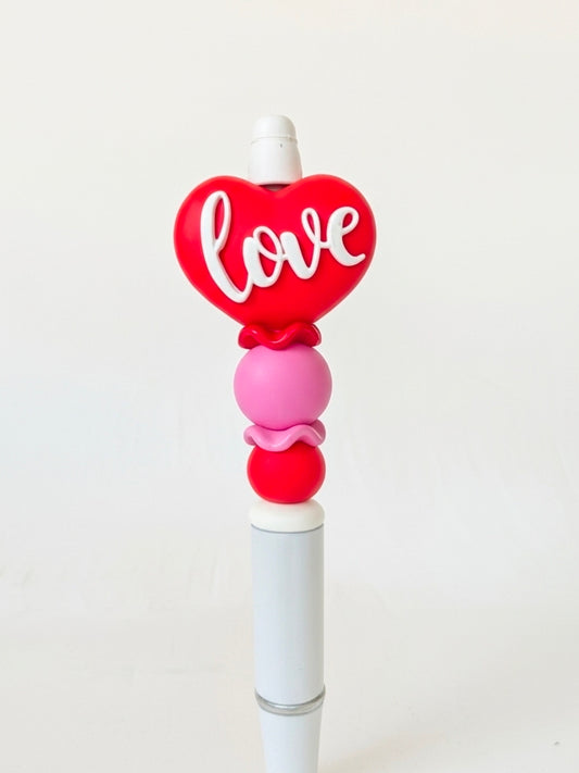 Love Heart Bead Pen 💕✍️